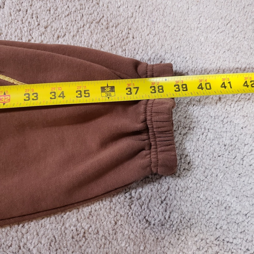 Nike Sweatsuit Women XL Brown Cropped Oversize Hoodie Sweatshirt Jogger Set READ - Picture 16 of 16